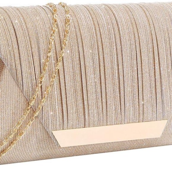 Handbags - Exquisite Glitter Evening Bag - Versatile Clutch Purse for Weddings & Parties